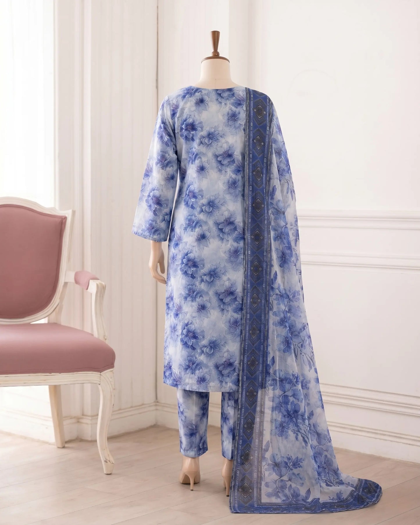 Blue Floral 3-Piece suite | TeenDhage