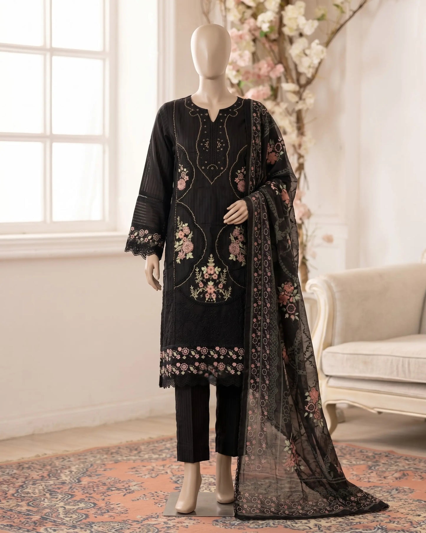 Midnight Bloom 3-Piece Suit | TeenDhage