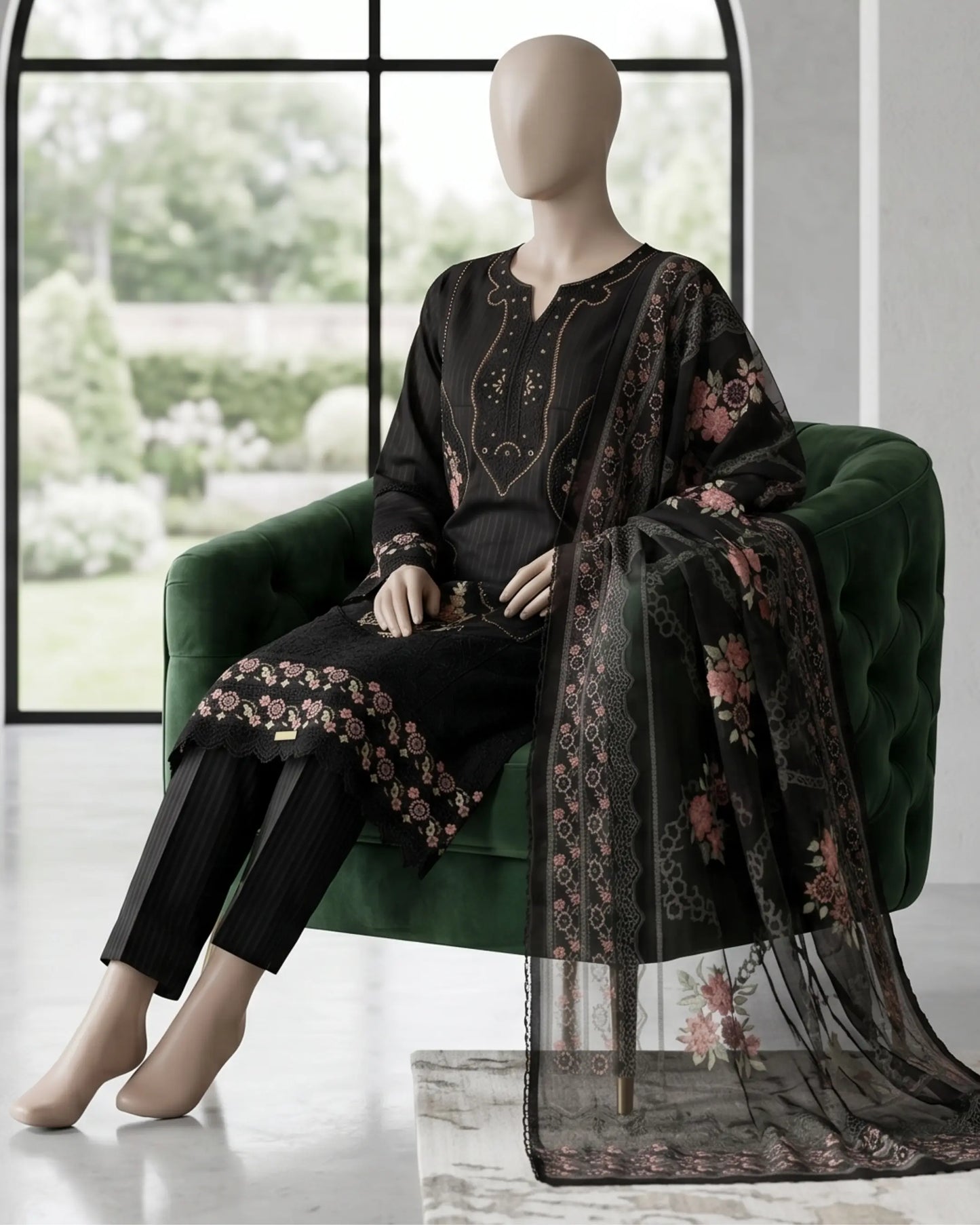 Midnight Bloom 3-Piece Suit | TeenDhage